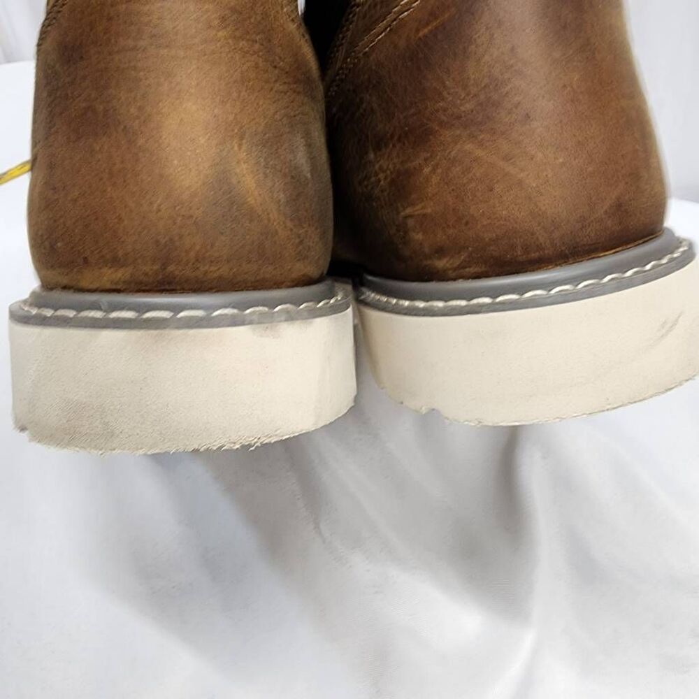 Wolverine Chelsea Soft Toe Work Boots Brown Leather Waterproof Mens 12M - Picture 10 of 10